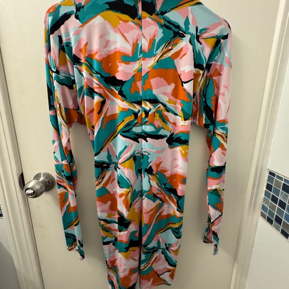 Bar III Vibrant Long Sleeve Dress - Picture 3 of 6